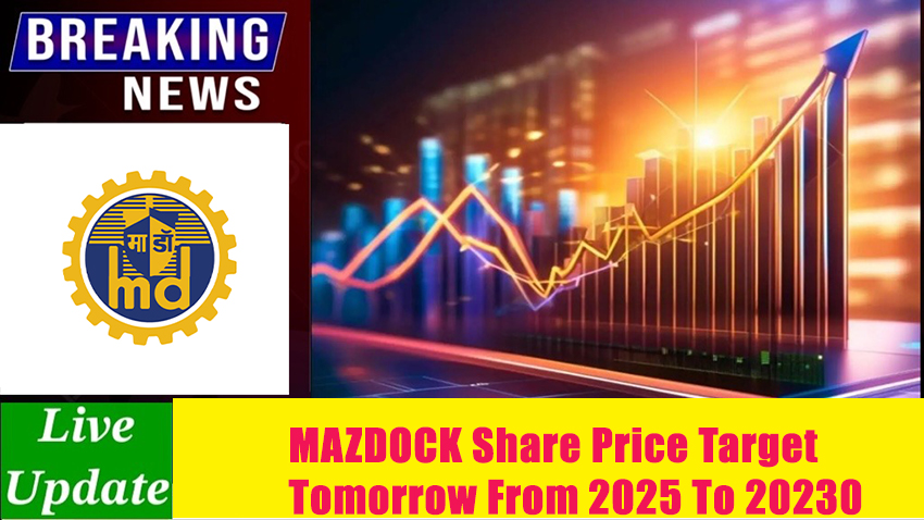 MAZDOCK Share Price Target Tomorrow From 2025 To 20230