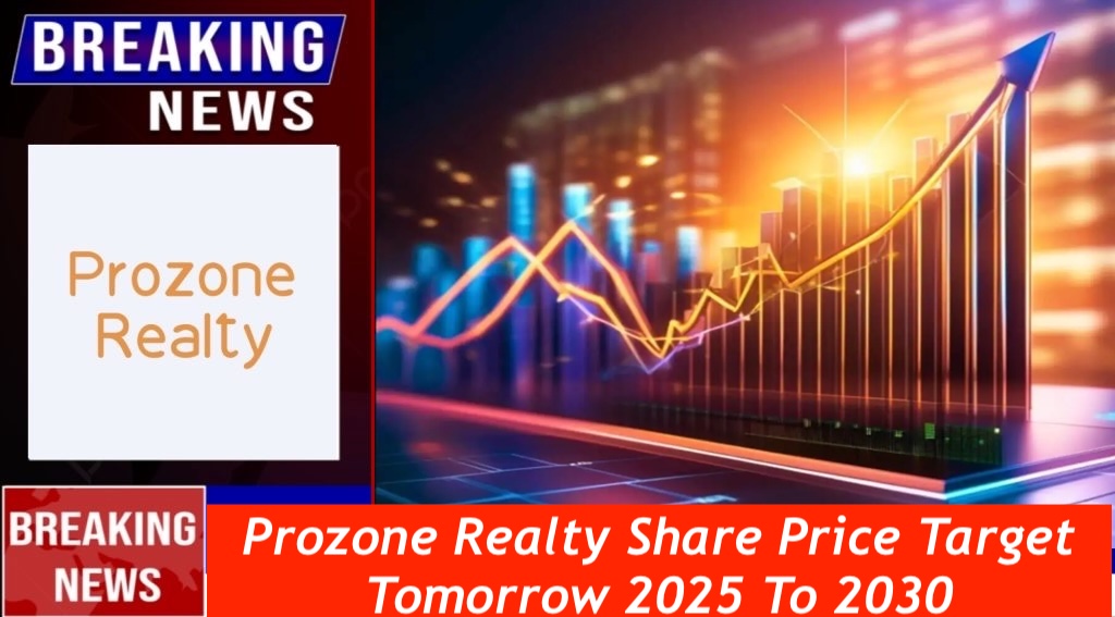 Prozone Realty Share Price Target Tomorrow 2025 To 2030